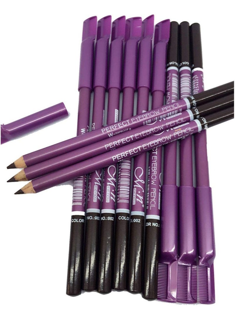 MN Perfect Eyebrow Pencil - Waterproof & Long-lasting, (03) 2 pieces - Image 4