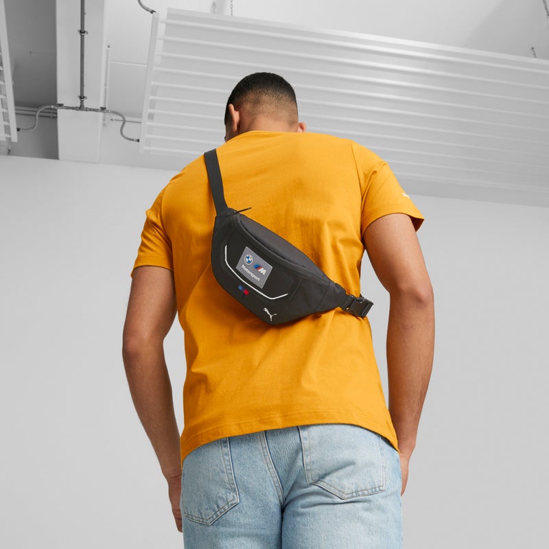 PUMA BMW M Motorsport Unisex Black Waist Bag - Image 2