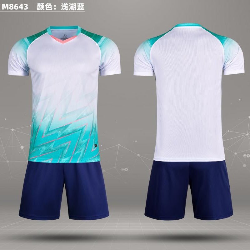 Football Uniform Set Men''s Training Uniform Sports Short-Sleeved Jersey Competition Jersey M86432026 World Cup Training Uniform - Image 2