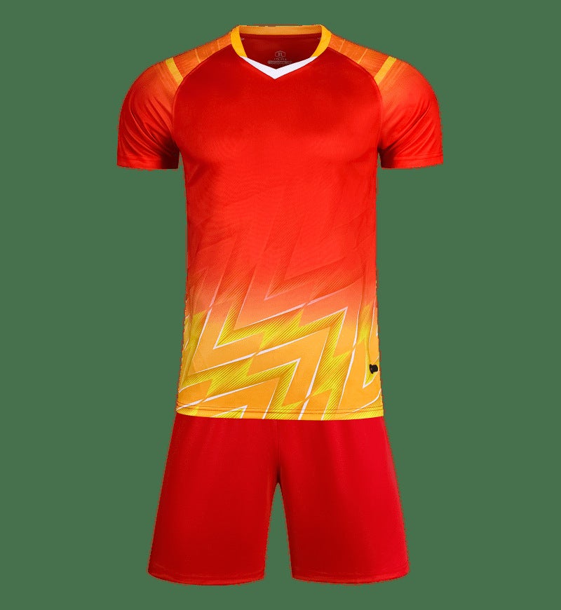Football Uniform Set Men''s Training Uniform Sports Short-Sleeved Jersey Competition Jersey M86432026 World Cup Training Uniform - Image 1