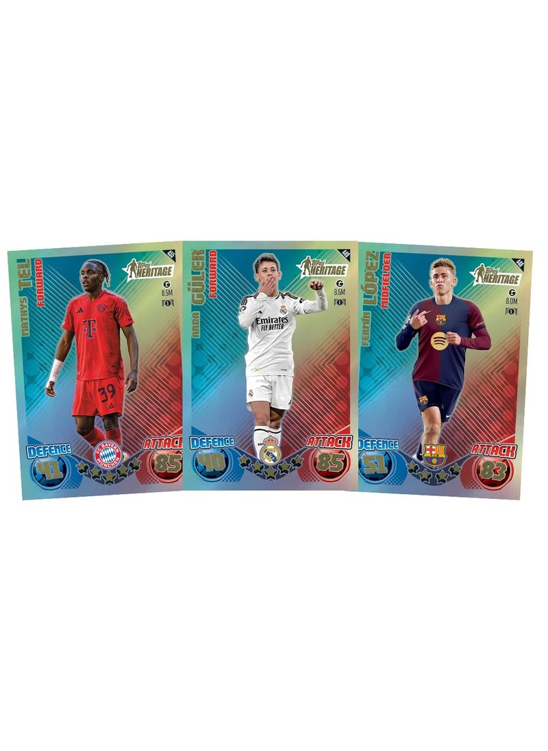 Topps - Topps UEFA champions league Match Attax 24/25 Trading and Collectible Card Game (Multipack of 12) - Image 1