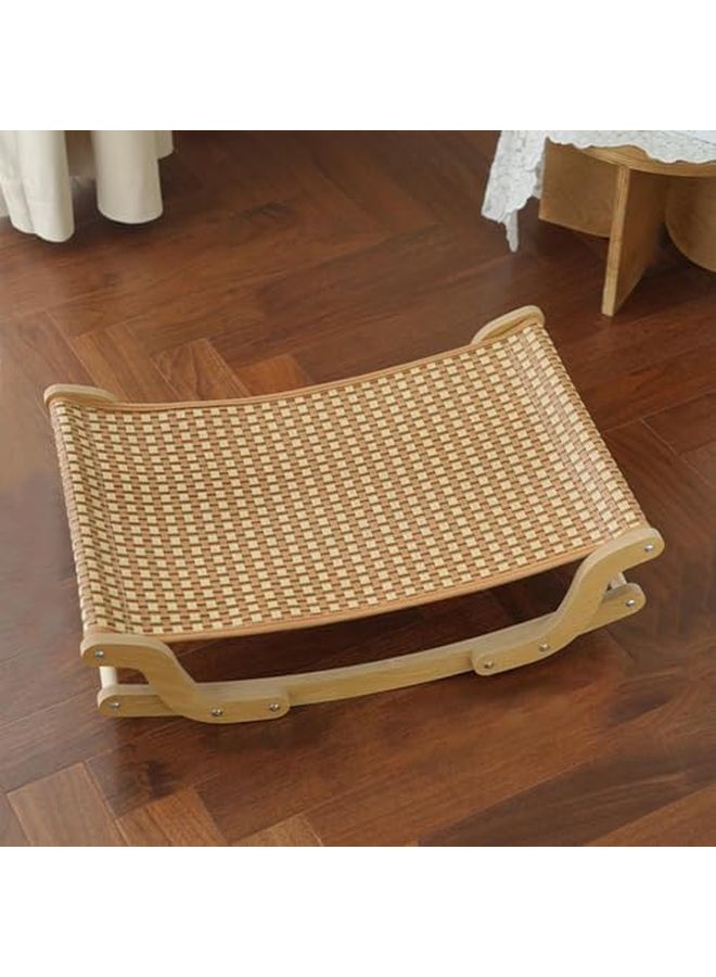 Cat Cooling Lounger Rocking Sofa With Breathable Mesh Design Indoor Outdoor Pet Bed Color A - Image 5