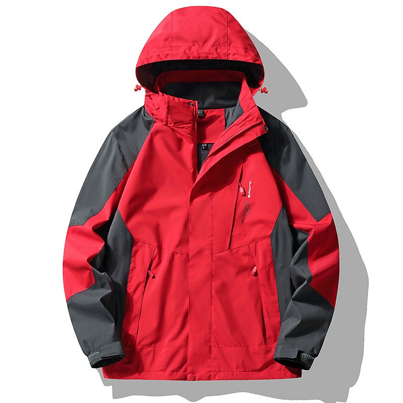 Generic 2024 Explosions Spring and Autumn Casual Charge Clothes for Men and Women with Outdoor Sports Jacket Jacket for Autumn Men Male red 