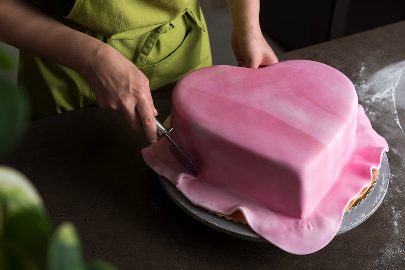Bakerpan فوندان وردي رولد بريميوم من بيكر بان لتزيين الكعك - 1 باوند، بنكهة الفانيليا - Image 4
