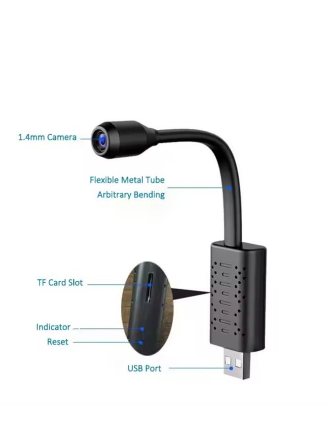 Generic Small WiFi Camera Wireless USB IP Nanny Camera with Night Vision AIl Human Motion Detection Cloud Storage Live Feed - Image 2