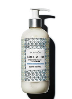 BENAMÕR Gordissimo The Original Liquid Soap Gordíssimo Liquid Hand Soap with Argan Oil Aloe Vera and Shea Butter Nourishing Hand Wash Delicate Fragrance Paraben free 300ml  - Image 1