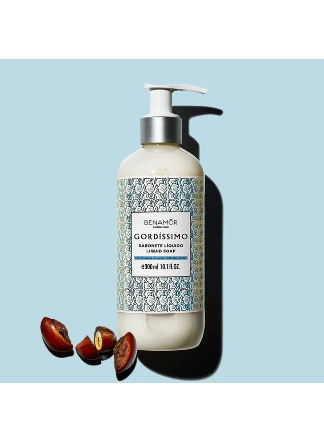BENAMÕR Gordissimo Liquid Hand Soap – Nourishing Hand Wash with Argan Oil, Shea Butter and Aloe Vera | Gentle Hydration for Dry Hands | Vegan, Paraben-Free – 300ml - Image 2