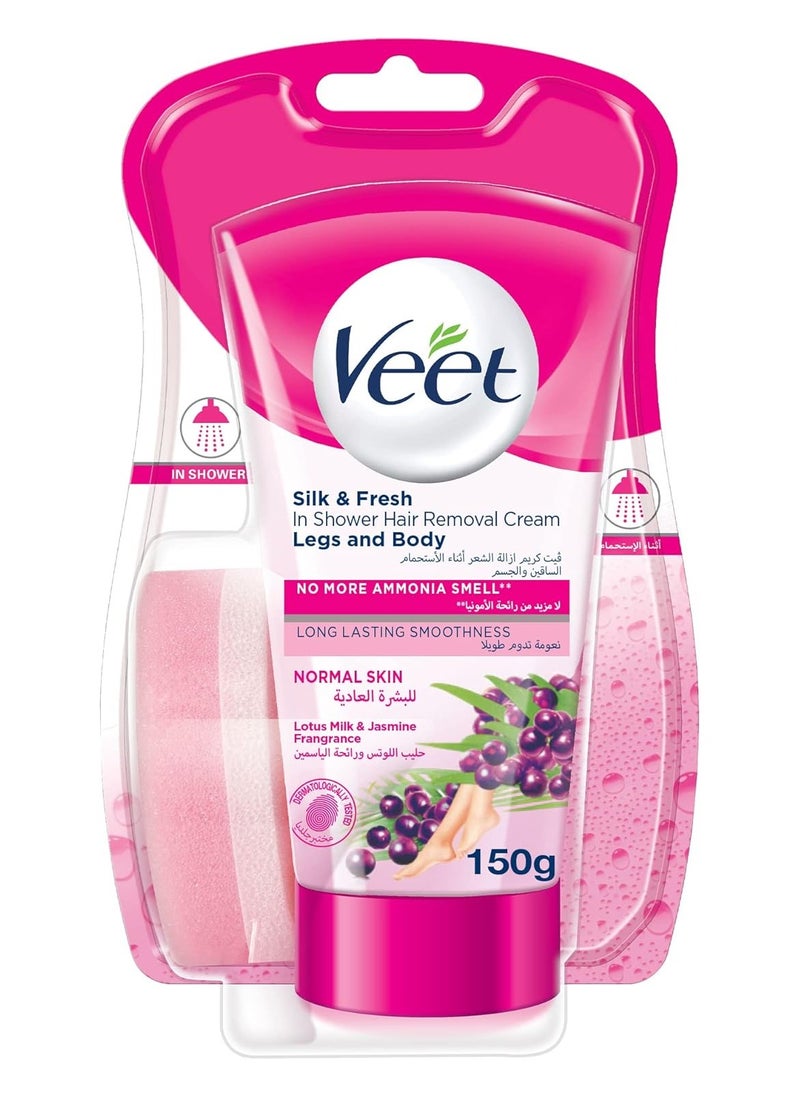 Veet - Silk and fresh In Shower Hair Removal Cream Body and Legs - Image 1