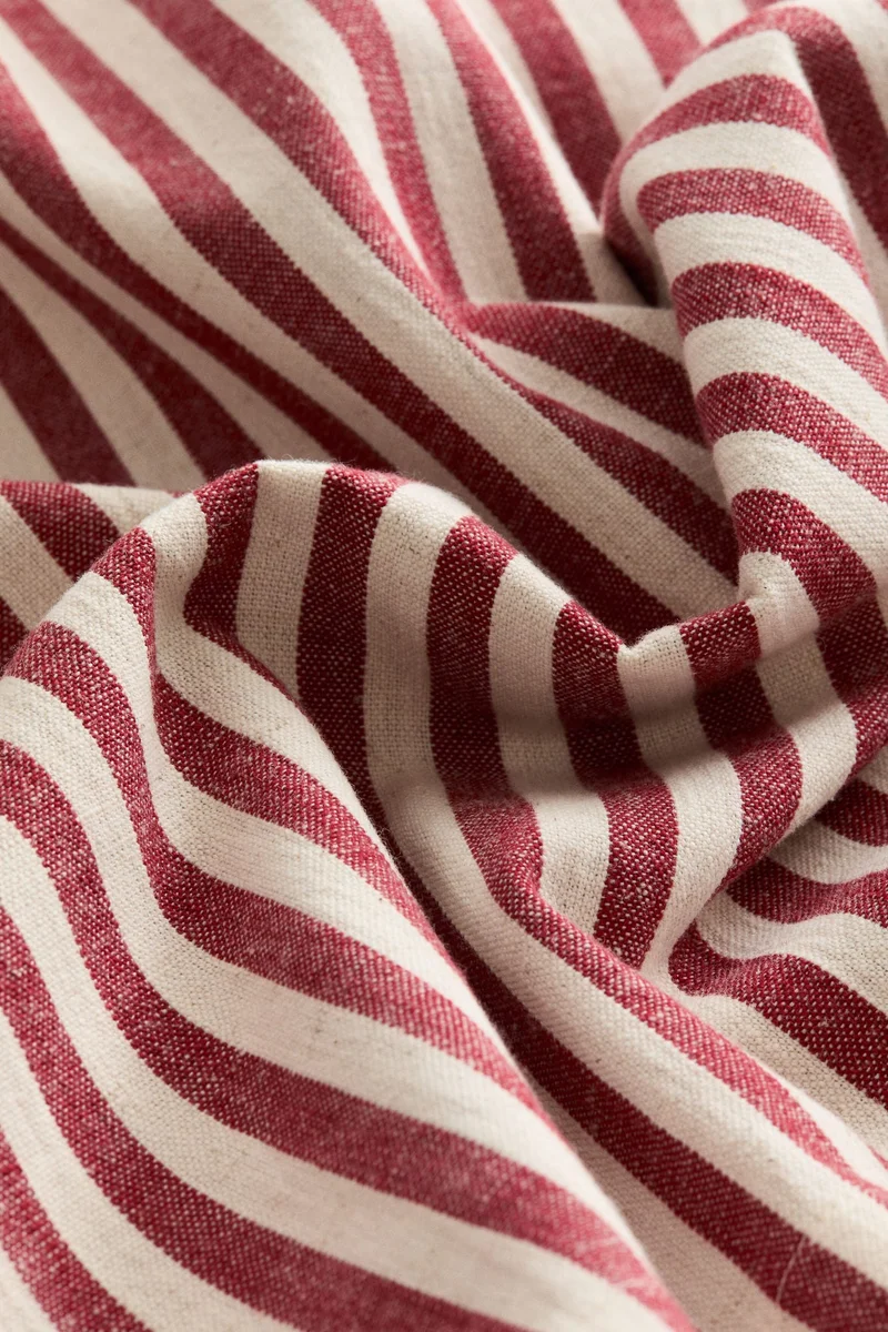 H&M Striped cotton tablecloth