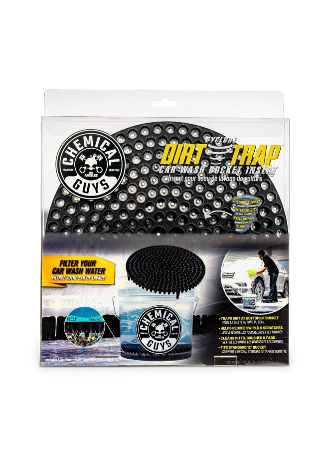 Chemical Guys Cyclone Dirt Trap Car Wash Bucket Insert Black 6.35 x 26.67 x 26.67 cm 7000485 - Image 1