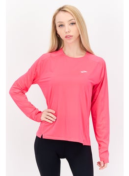 Brooks Women Sportswear Fit Brand Logo Training Top, Pink  - Image 1