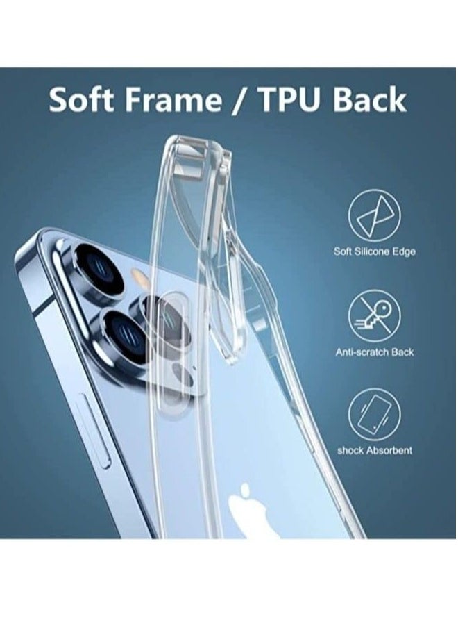 Raxoom Clear TPU Protective Case for iPhone 14 Plus 6.7" - Anti-Scratch, Slim Fit, Precise Cutouts, Easy Installation, Transparent Cover - Image 2