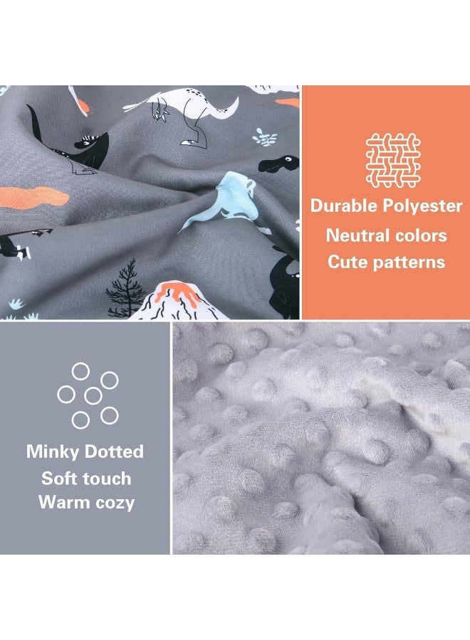 Rquite Dinosaur Car Seat Cover Baby, Carseat Covers Baby Boy Girl, Breathable Infant Car Seat Cover, Peekaboo Opening Minky Car Seat Canopy, Multiuse Baby Carrier Cover & Nursing Breastfeeding Cover - Image 3