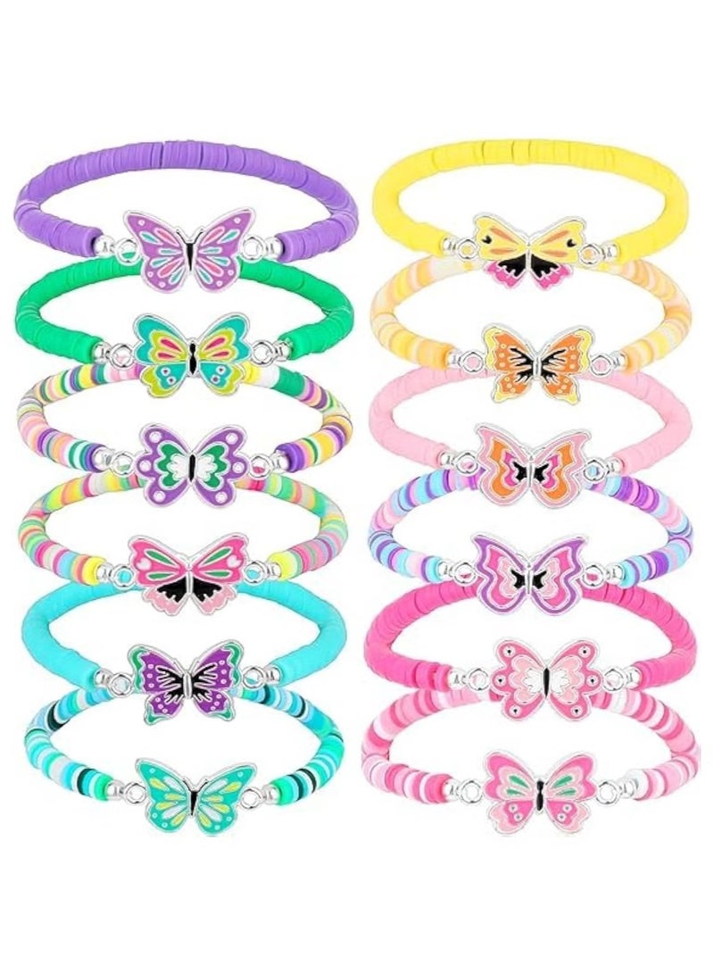 Unewshi 12-Piece Colorful Boho Hippie Friendship Bracelets - Adjustable Woven Flat Beads Bracelets for Women, Girls & Teens  Inspirational Aesthetic Party Jewelry & Stocking Stuffers - Image 2