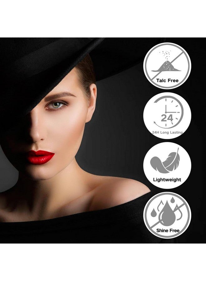 MEICOLY Talc-Free Setting Powder with Sifter,Long Lasting Loose Face Powder,Translucent Powder Colorset Powder,Matte Finishing White Face Paint Setting Powder for Halloween SFX Makeup,Oil Control - Image 2