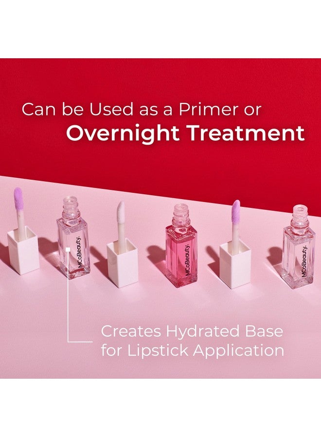 MCoBeauty Lip Oil Hydrating Treatment, Sheer Rose, Moisturizing Shine for Naturally Beautiful Lips, Vegan, Cruelty Free Cosmetics - Image 3