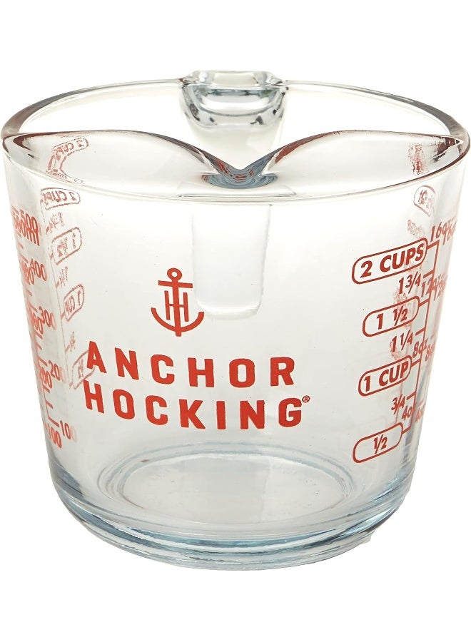 Anchor Hocking 16Oz Open Handle Measuring Cup With Red Description - Image 3