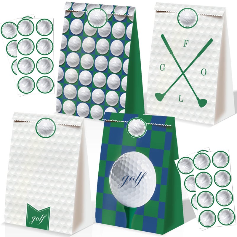 BQK 24pcs Golf Themed Party Decorations Golf Gift Bags with Goodies for Kids Birthday Parties - Image 3
