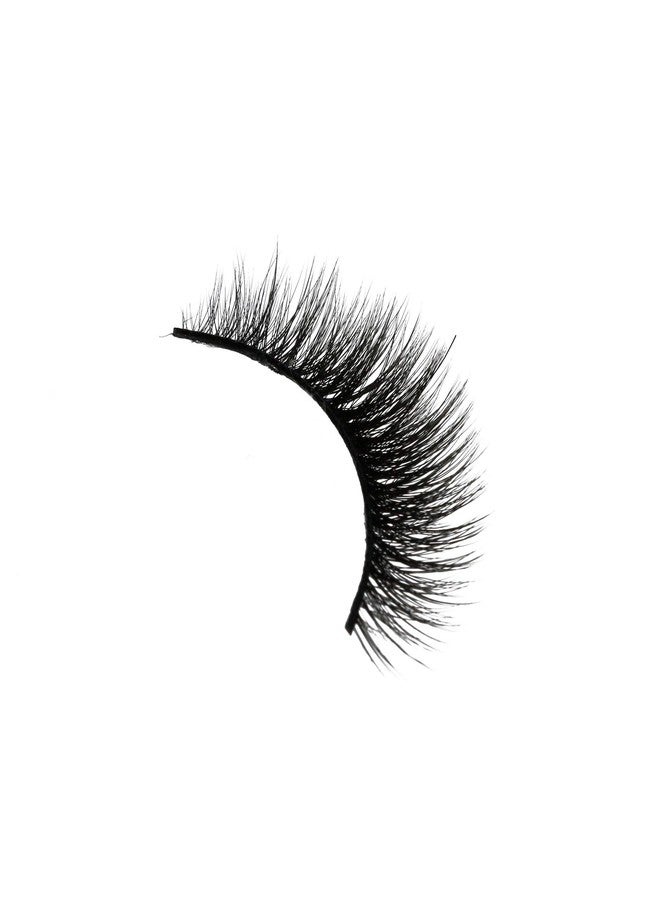 Amorus 3D Hand made Faux Mink Lashes #04 Black Nature fluffy light Reusable (12 pack) - Image 3