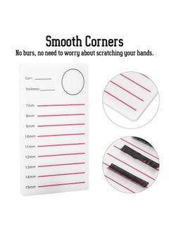 Salmue Eyelash Extensions Tray Plastic Eye Lash Stand Pallet Holder Eyelashes Black Mink False Lashes Mink Lashes Extensions Salon Use(02)  - Image 5