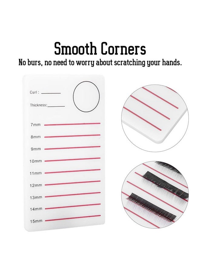 Salmue - Eyelash Extensions Tray Plastic Eye Lash Stand Pallet Holder Eyelashes Black Mink False Lashes Mink Lashes Extensions Salon Use(02) - Image 1