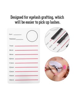 Salmue Eyelash Extensions Tray Plastic Eye Lash Stand Pallet Holder Eyelashes Black Mink False Lashes Mink Lashes Extensions Salon Use(02)  - Image 4