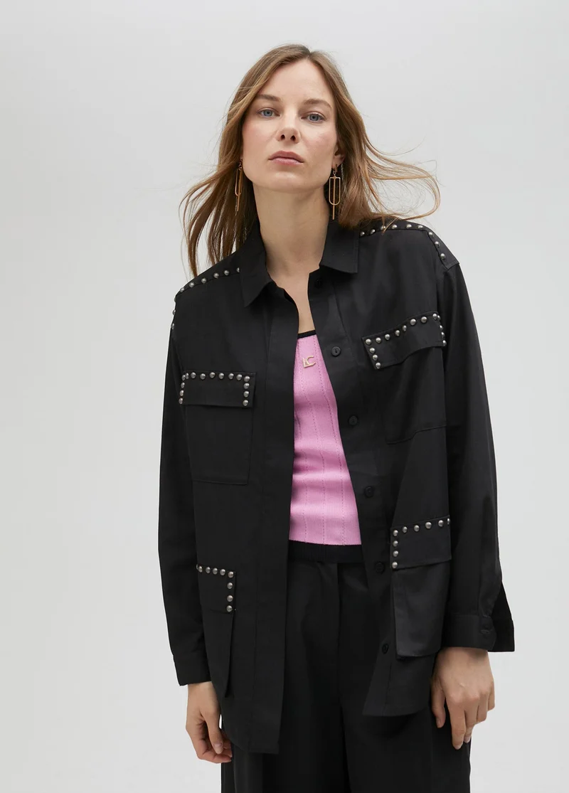 Lola Casademunt Studded overshirt