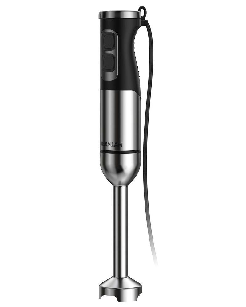 SHEANLAH 1000W Powerful Immersion Blender Handheld, 2025 New Update Hand Blender with 25-Speed and Heavy-Duty Copper Motor (Silver) - Image 1