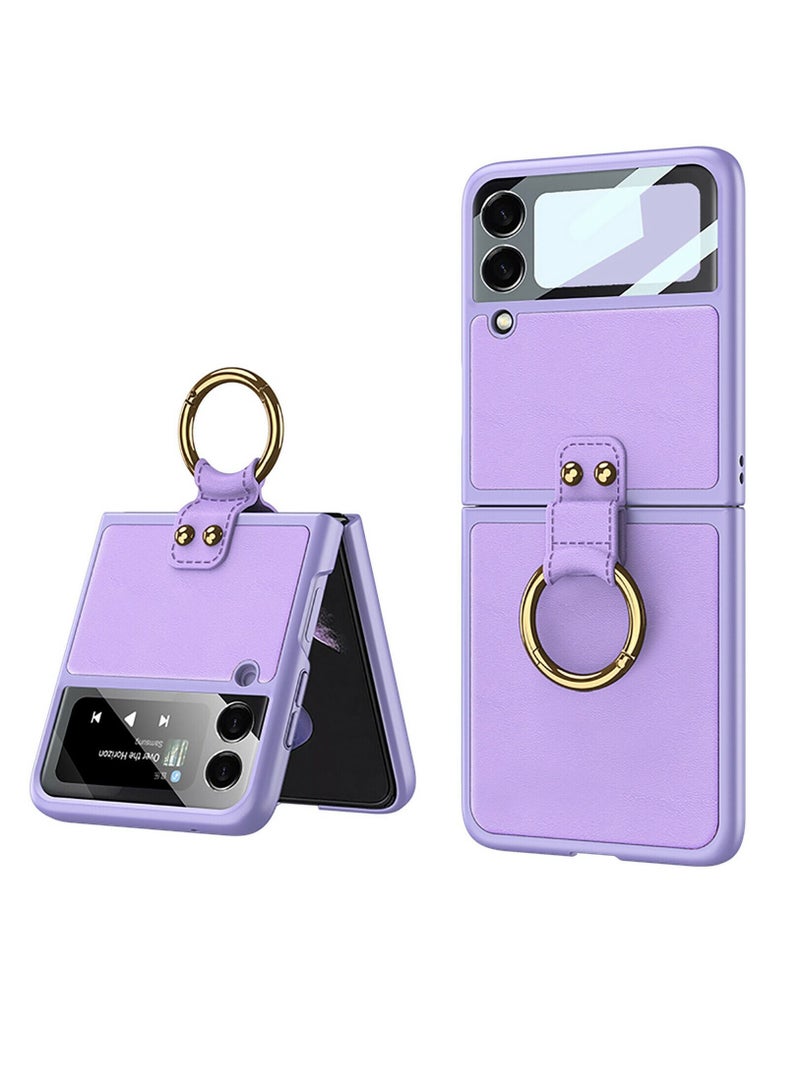 Samsung Galaxy Z Flip 3 Phone Case Cover with Ring Holder