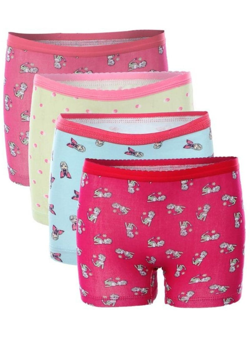 Karma Pack Of 4 Cotton Hot Short Underwear For Girls  - Image 1
