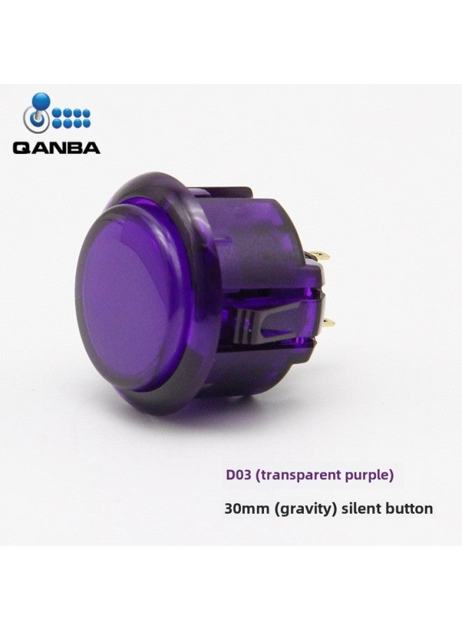 Qanba Gravity Ks Rapid Silent Street Fighter Arcade Button 30/24mm Mechanical Axis Quick Fire Digital Computer Game Joystick-Product Color:D03   30mm  - Image 1