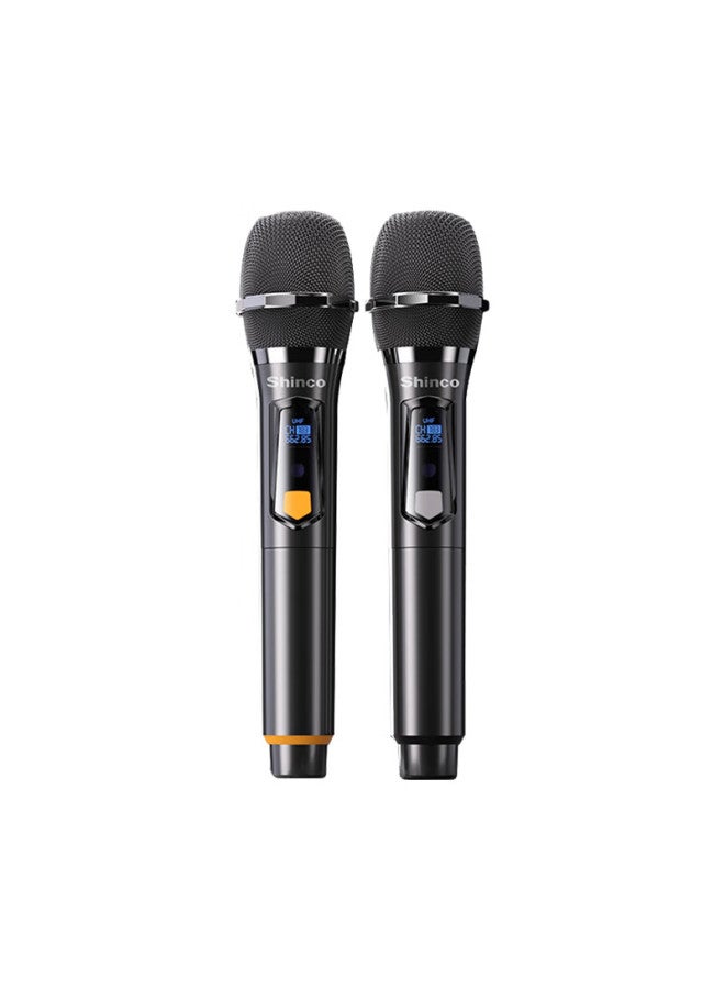 Shinco H22 Wireless Microphone Dual Receiver Professional Teaching Performance Mic Conference Stage Host Ktv Home Karaoke Handheld - Image 4