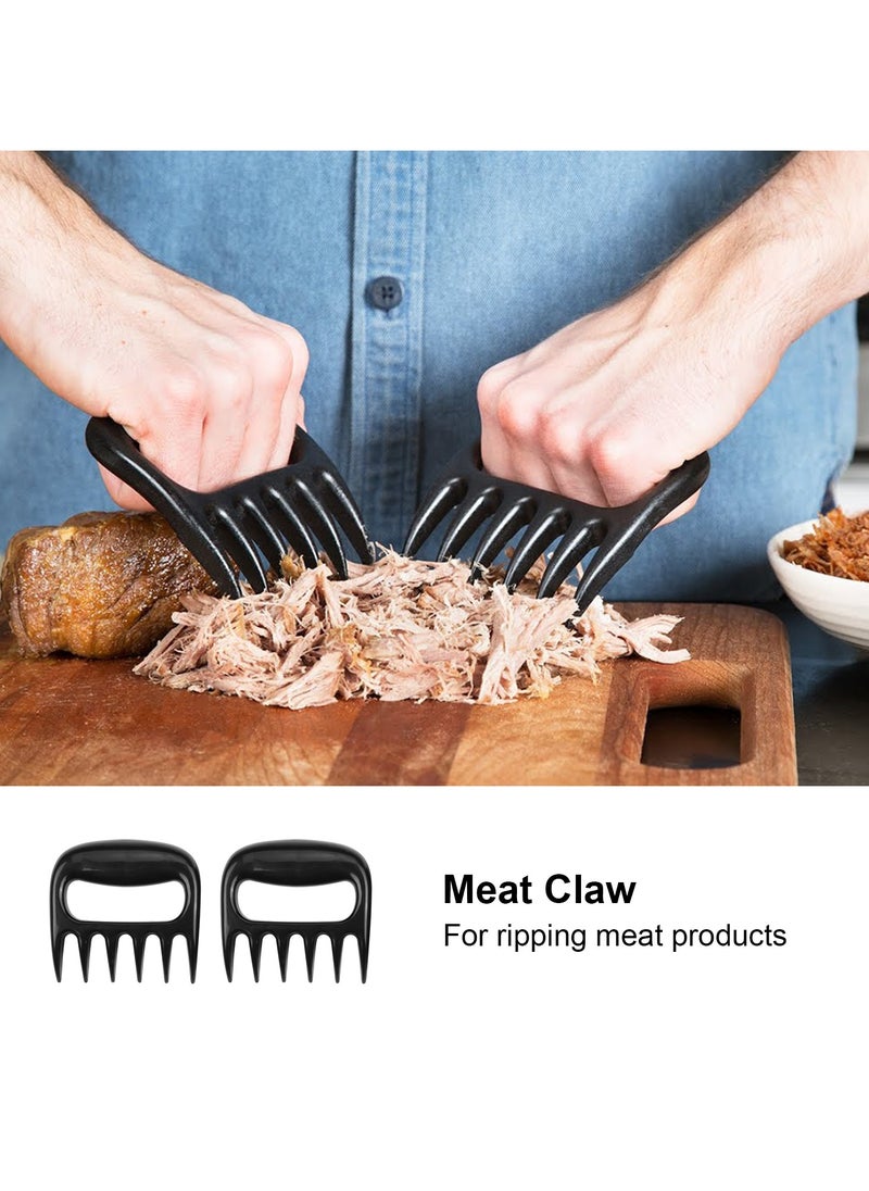FOONNUN 26Pcs Stainless Steel BBQ Grill Accessories Kit with mitten, Perfect Outdoor Cooking Tools & Father's Day Gifts for Dad, Spatula, Tongs, Scraper, Bottle, Tongs, Egg Ring  - Image 5