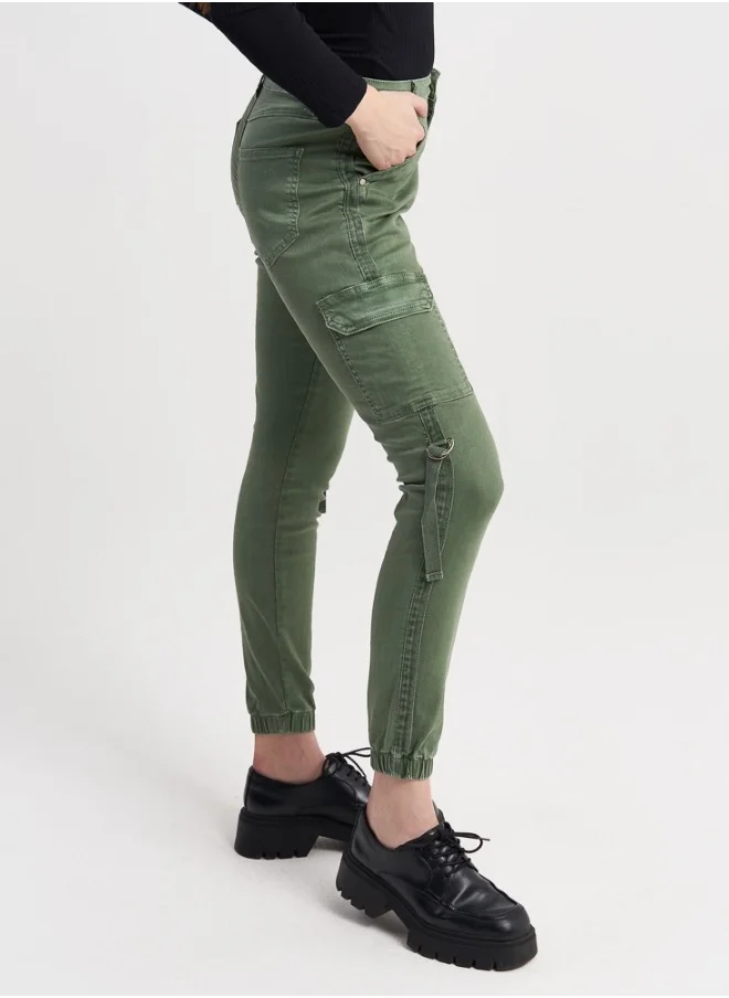 هايليز Hailys Women's Trouser, Khaki