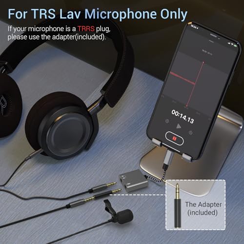 Cubilux Lightning to 3.5mm TRS Microphone Adapter with Headphone Jack Compatible with iPhone 14 Pro Max 14 Plus/13/12/11/SE 2/Xr/Xs Max/8/7, 1/8” Audio & MIC Splitter for Old iPad (Lightning Version) - Image 4