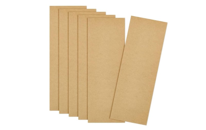 Ormango ألواح MDF مستطيلة (15 بوصة × 5 بوصة × 2 مم سمك)، عبوة من 5 ألواح MDF مستطيلة للفنون والحرف، ألواح MDF للأعمال الحرفية، قصاصات MDF للاعمال اليدوية - Image 5