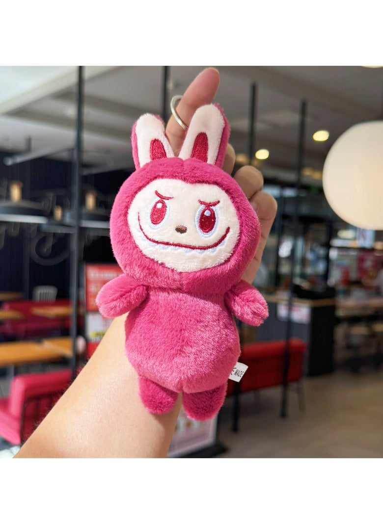 RTYY - Labubu Plush Toy Keychain Charm Gift Frown Labubu Keychain - Image 1