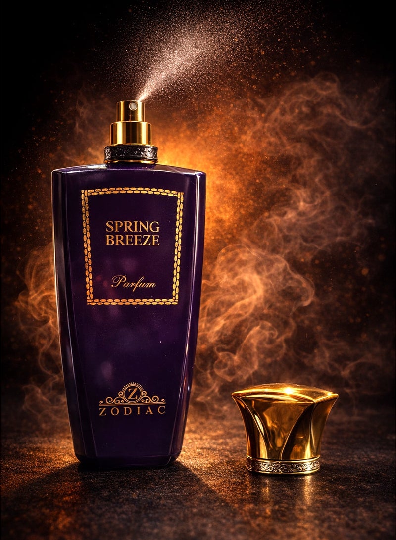 زودياك عطر زودياك سبرينغ بريز أو دو بيرفيوم 100 مل | عطر يدوم طويلاً للجنسين بنفحات دافانا، ونجيل الهند الهايتي، والجلد | أفضل عطر أو دو بيرفيوم 100 مل للاستخدام اليومي - Image 3