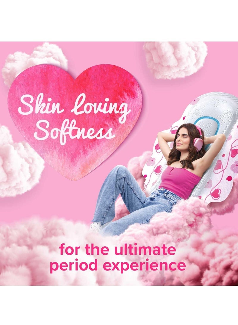 Whisper ultra skin love soft SANITARY PADS, 50 XL PADS, COTTONY SOFT, OUR #1 SOFTNESS, IRRITATION FREE, FOR INTIMATE SKIN, DISPOSABLE WRAPPER - Image 4