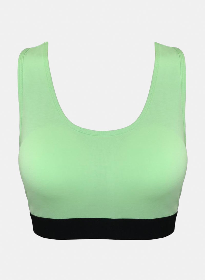 Lasso Cotton Set Of 3 Pieces Soft Bra Padded Support Comfort Active - Image 2