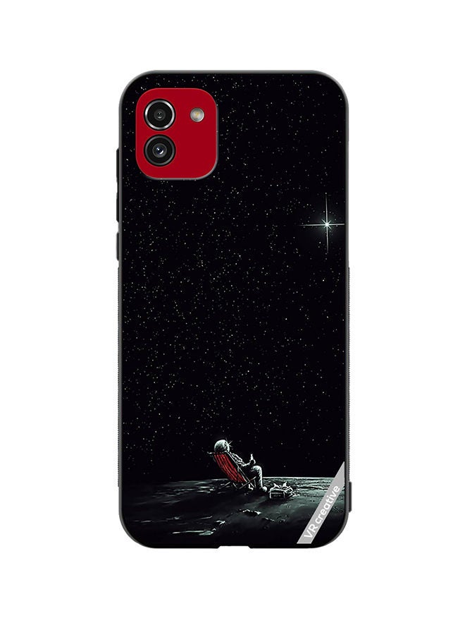 VR CREATIVE Protective Case Cover For Samsung Galaxy A03 Galaxy Star Space Design Multicolour - Image 1