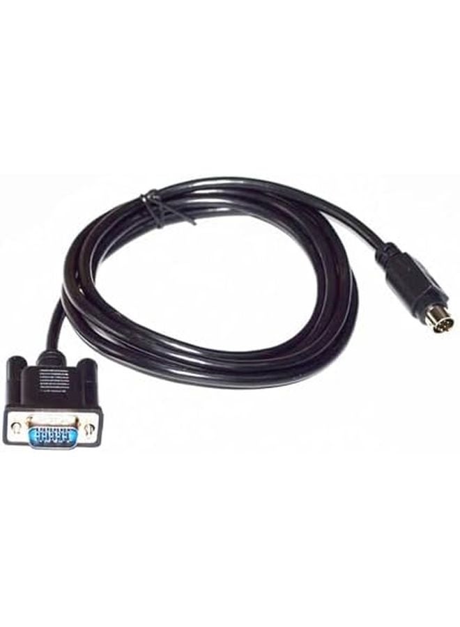 كابل VGA 15 دبوس ذكر إلى Mini DIN 8 دبوس 10 أمتار أسود - Image 2