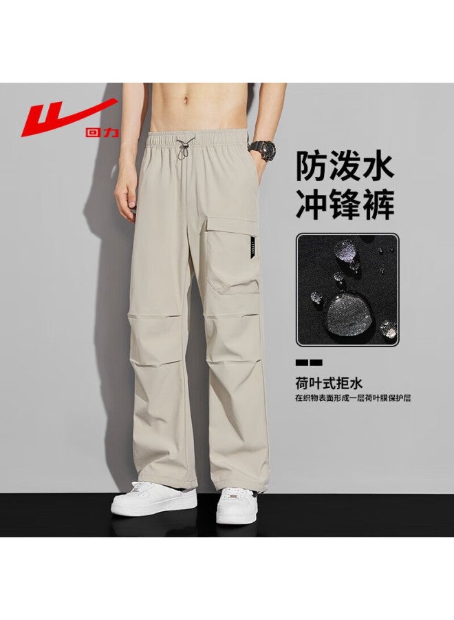 Pull Back Warrior Summer Men's Thin Casual Pants Men's Ice Silk Assault Climbing Pants American Wide-leg Work Pants Men - Image 2