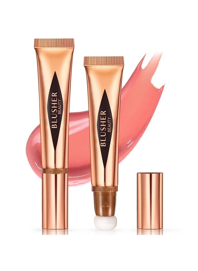 Ruby Face RUBYFACE Liquid Blush Stick with Cushion Applicator, Soft Touch Long Lasting Natural Matte Finish, Silky Cream Face blusher (B1) - Image 2