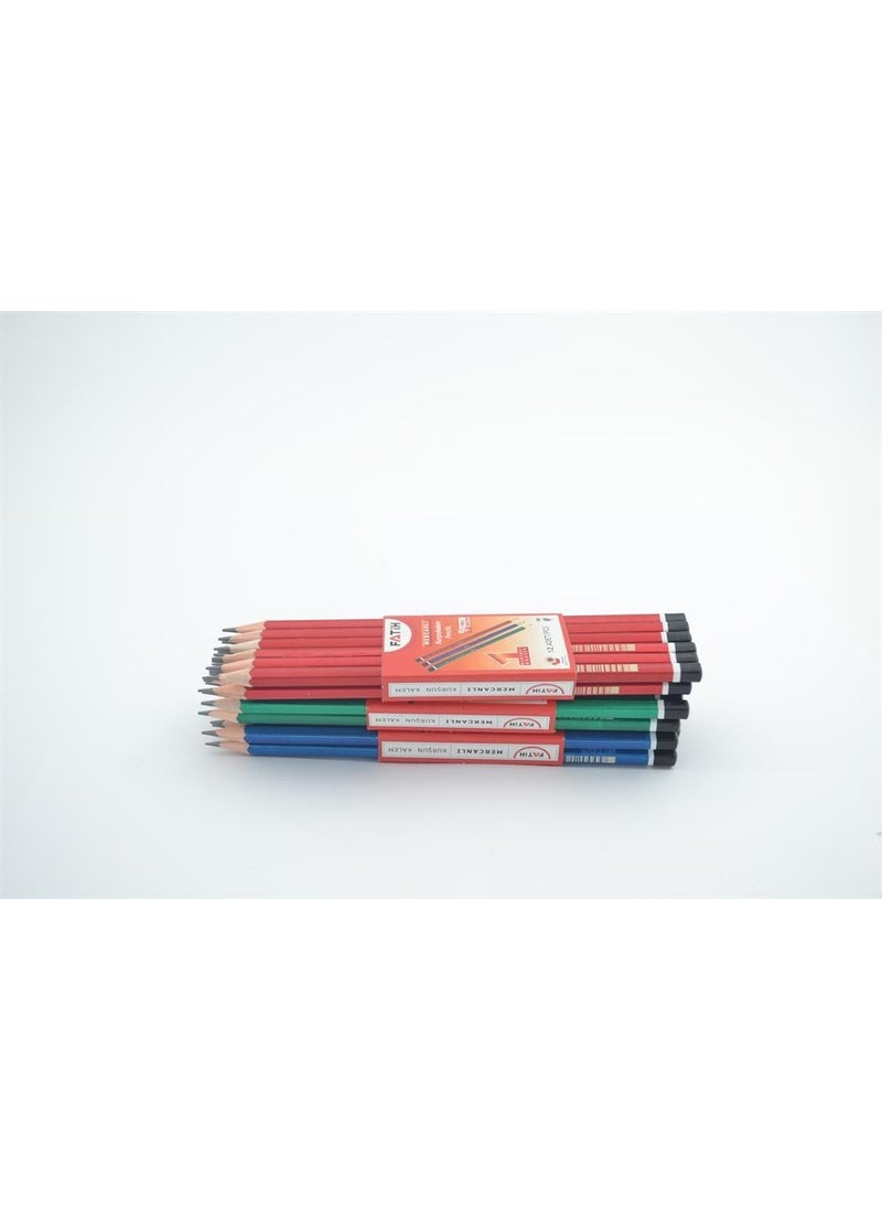 Fatih Pencil 36 Pieces 3 Colors  - Image 1