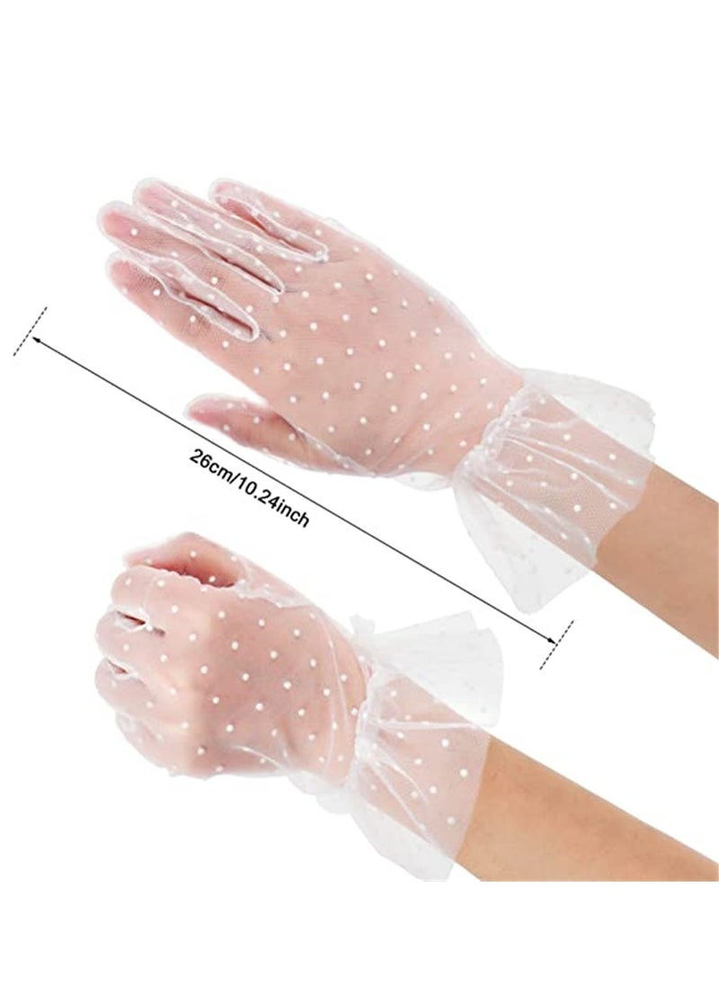 Generic - Elegant Lace Fingerless Gloves for Women Ideal for Weddings Parties and Special Events - Image 1