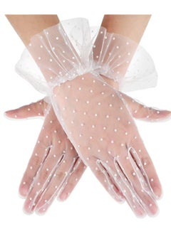 Elegant Lace Fingerless Gloves for Women Ideal for Weddings Parties and Special Events