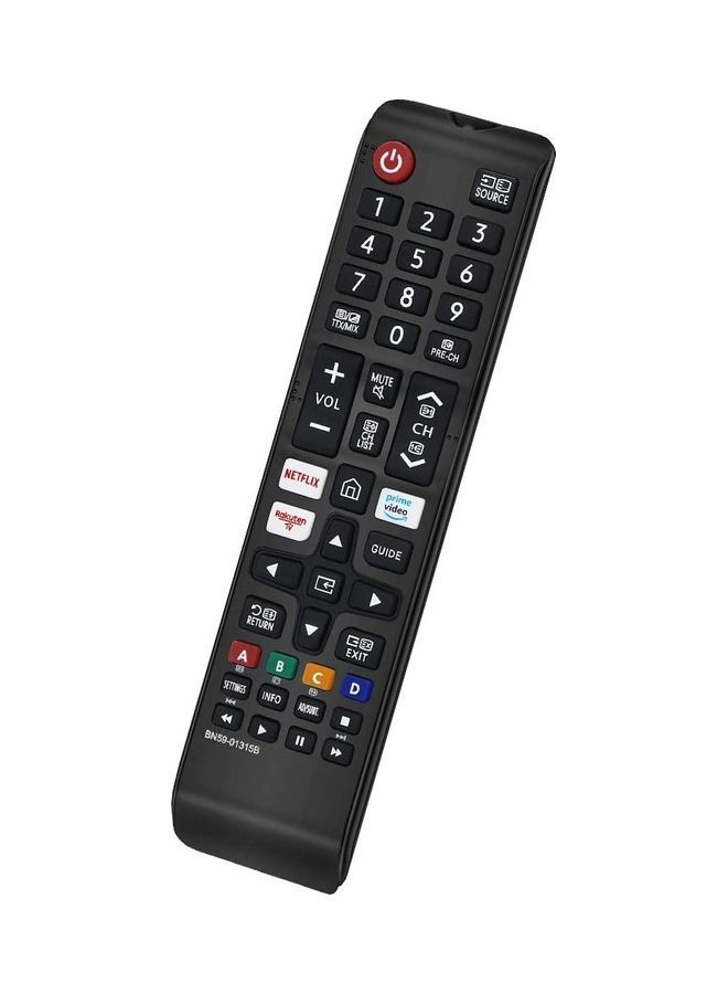 ICS Remote Control For Samsung 4K UHD HDR Crystal QLED Smart TV And UE Quantum Series TV Black