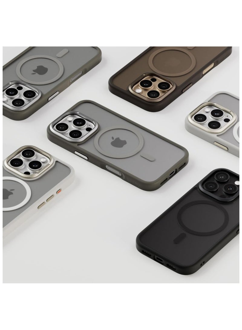 Blupebble Hybrid Matte Case Compatible With Magsafe Iphone 16 Pro Max 6.9-Titanium - Image 2