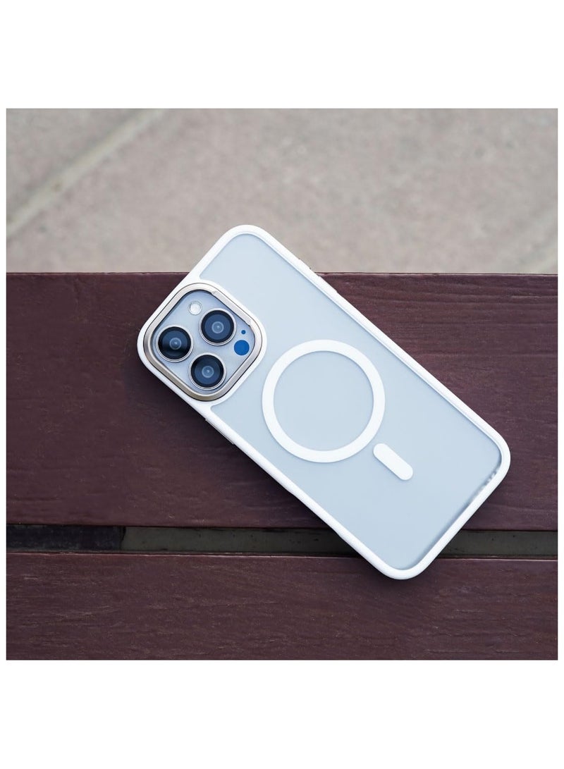 Blupebble Hybrid Matte Case Compatible With Magsafe Iphone 16 Pro Max 6.9-Titanium - Image 3